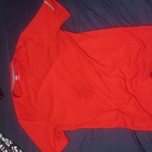 Mens Red athletic shirt
